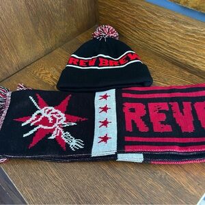 NEW!! Men’s Revolution Brewery Scarf and Beanie